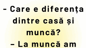 BANCUL DE LUNI | Care e diferența dintre casă și muncă