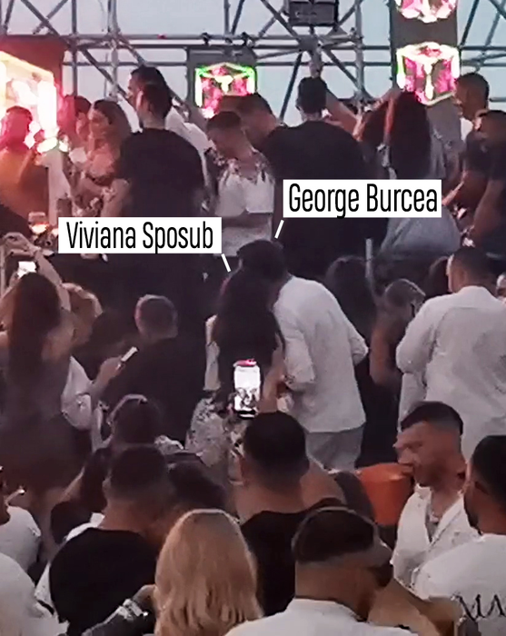 Viviana Sposub, George Burcea și ”soacra” lui s-au distrat, în club, la mare
