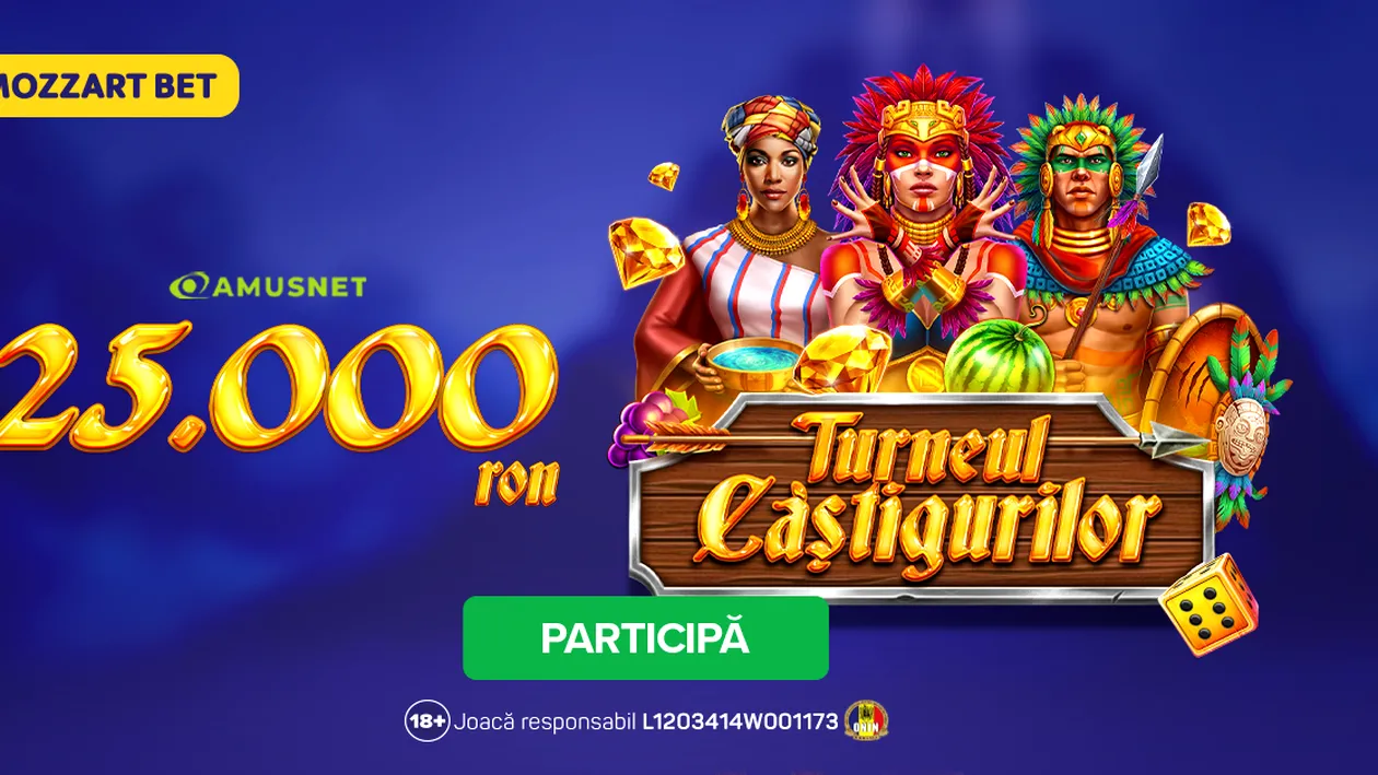 (P) Turneul Câștigurilor – Amusnet: Adrenalina crește, iar premiile te așteaptă!