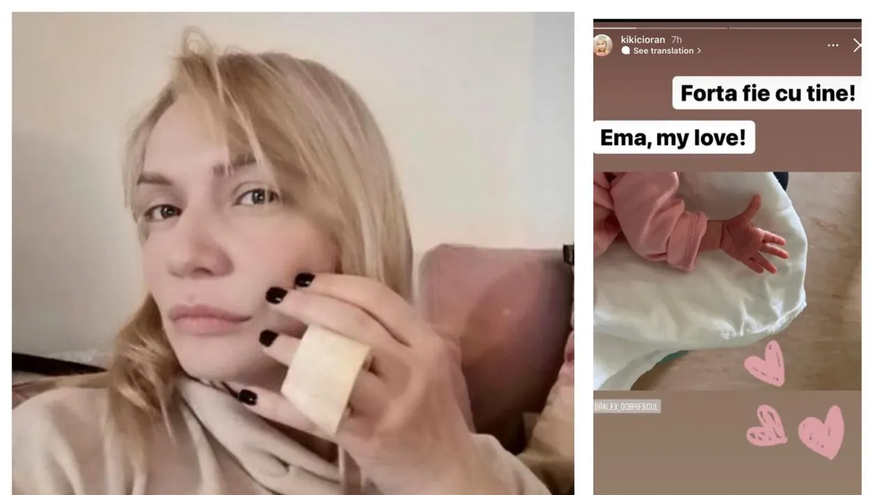 Cristina Cioran, anunț important după ce a născut prematur. Ce se întâmplă în aceste momente cu fetiţa ei, Ema
