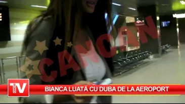 VIDEO Bianca Dragusanu luata cu duba de la aeroport!