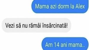 BANC | „Mamă, în seara asta o să dorm la Alex”