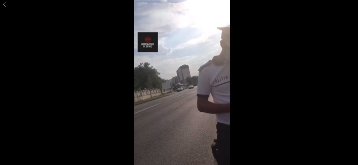 VIDEO | Motivul bizar pentru care o șoferiță a fost oprită de poliție în București