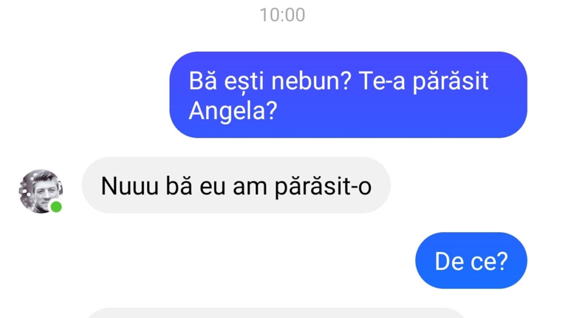 Bancul începutului de săptămână | "Te-a părăsit Angela?"