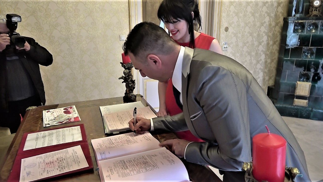 S-a însurat Cristian Sabbagh! Imagini de la cununia civilă!
