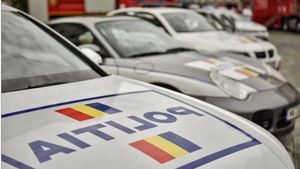 Filmul prinderii în flagrant a unui polițist | Ofițerul ar fi cerut mită de la o femeie al cărei soț a fost bătut
