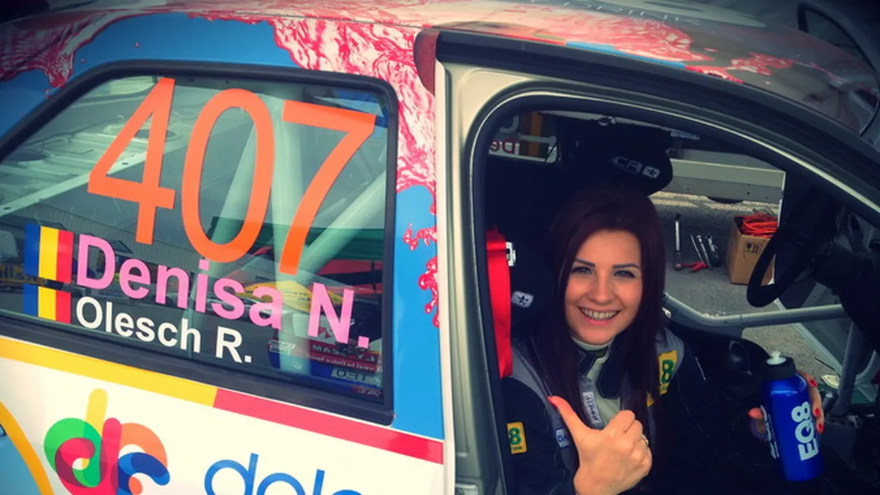 Etapa incununata de succes pentru unul dintre cei mai sexy copiloti! Denisa Nechita a facut ravagii la Raliul Timisului!