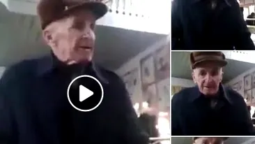 Un bunic de 102 ani, viral după ce a spus o poezie desprinsă din zilele noastre! Cât adevăr și ce tristețe!