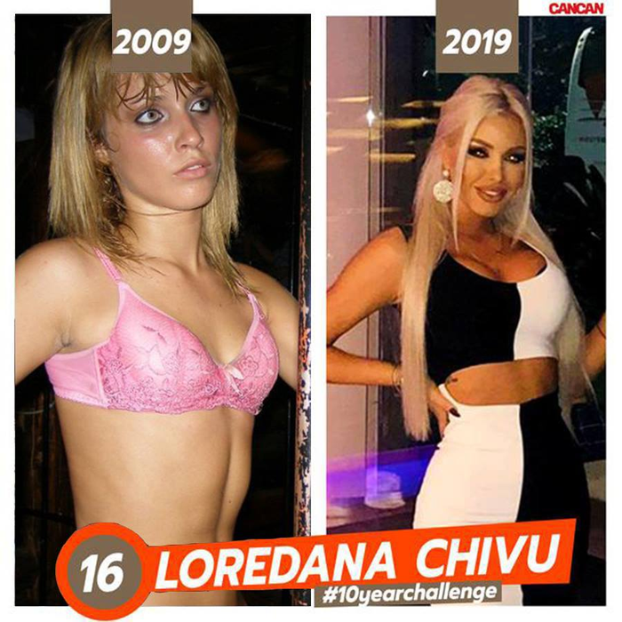 #10yearchallenge. Cum arătau Andra, Gina Pistol sau Antonia în urmă cu 10 ani. Top 30 transformări  ale vedetelor din România