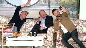 Armand Assante și Lior Ashkenazi, invitații lui Cătălin Măruță! Ce incident s-a petrecut în platoul de televiziune: "S-a spart"