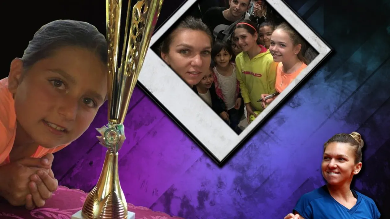 Povestea micuței care îi calcă pe urme Simonei Halep