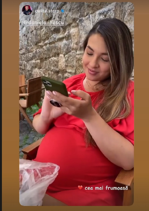 Daniela Iliescu, pe ultima sută de metri cu sarcina / Sursă foto: captură Instagram