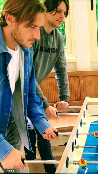Alexandru Antonio, fiul secret al lui Gino Iorgulescu, este prieten bun cu starul de la AS Roma, Francesco Totti