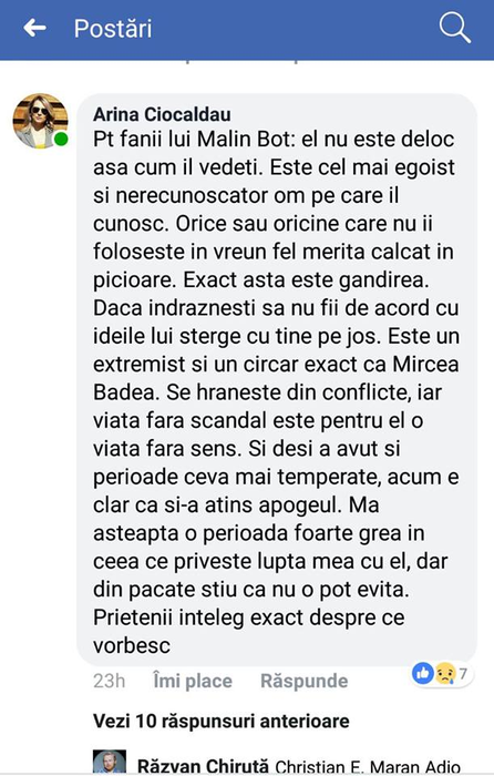 Mălin Bot, făcut praf de fosta iubită: „Mi-a dat familia afară din casa mea!”