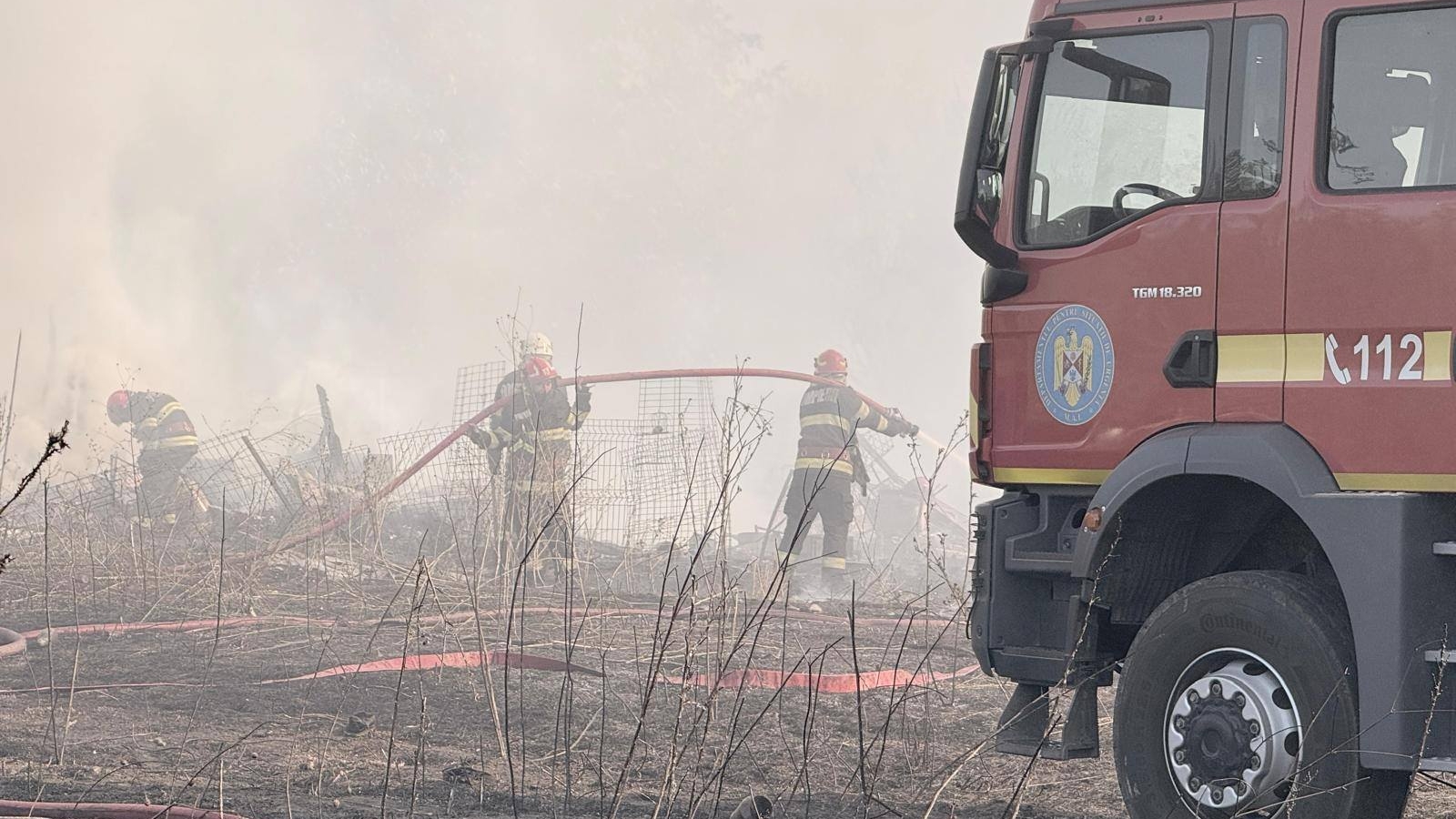 Incendiu puternic în București! A fost emis mesaj RO-ALERT
