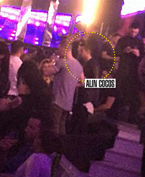 Alin Cocoş a ieşit fără Gina Pistol în club