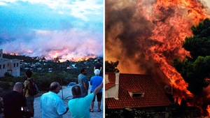 Incendiu de vegetație devastator în Grecia, aproape de Antena! Bilanțul a ajuns la 50 de morți
