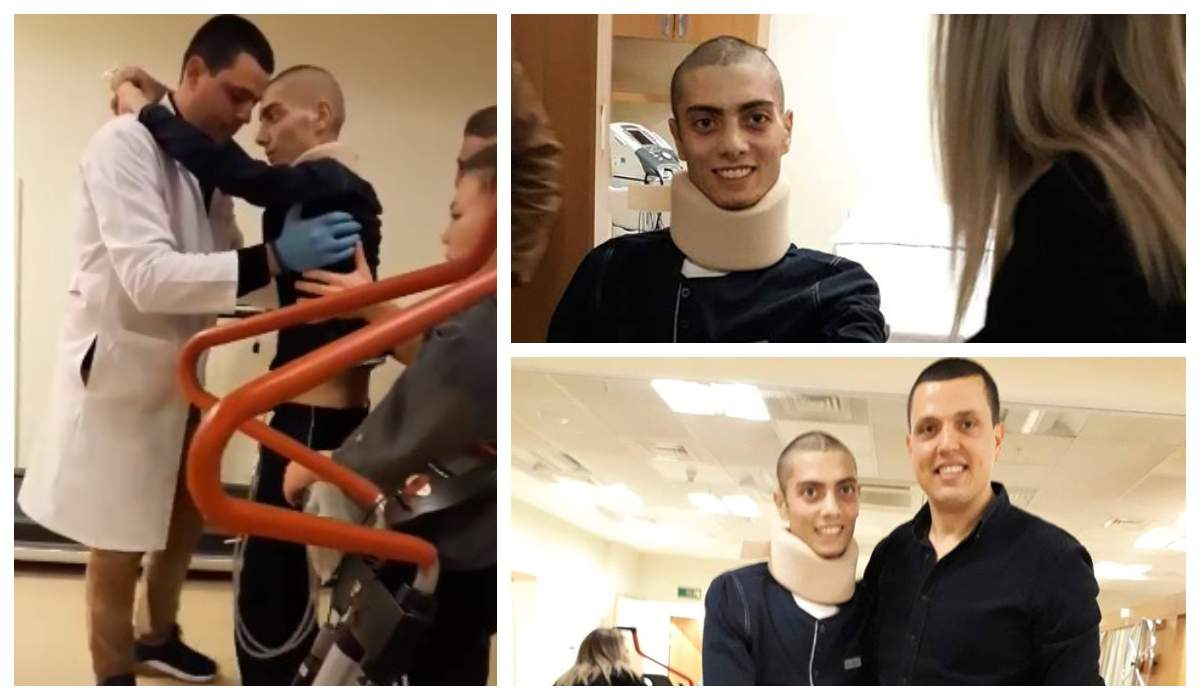 Doctorii l-au trimis să moară acasă. Bogdan Marghiol s-a ridicat din pat şi merge | VIDEO