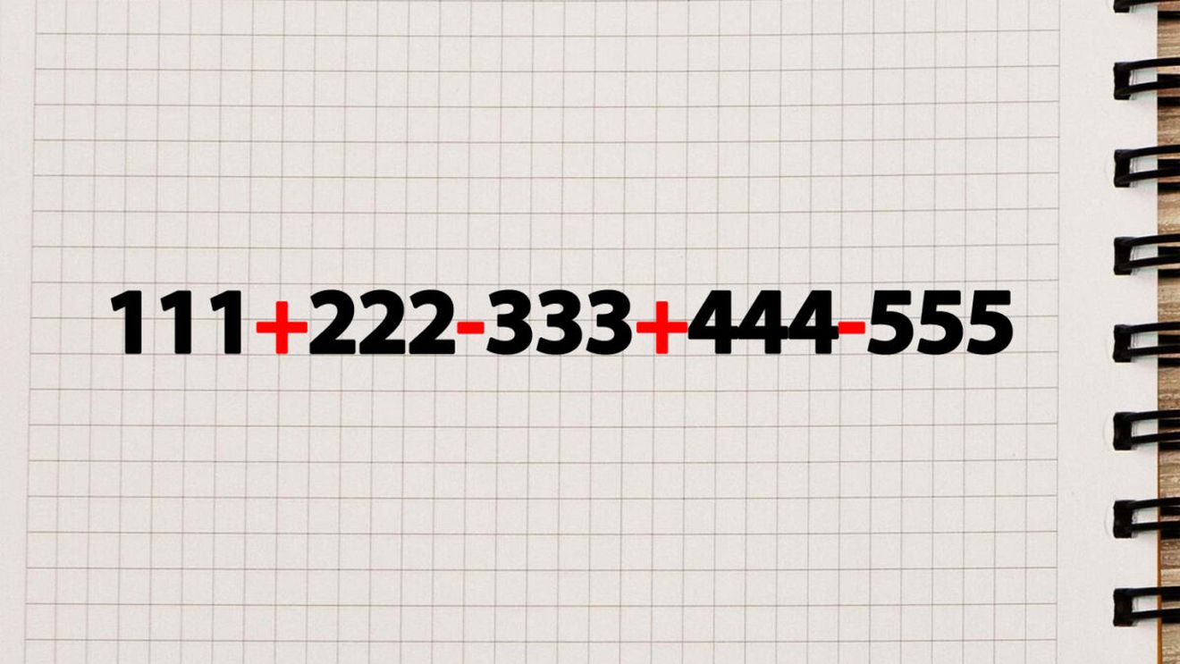 TEST IQ | Cât face 111+222-333+444-555? Geniile dau răspunsul în doar 2 secunde