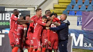 Moldovenii câștigă în „Groapă” și urcă pe locul 2 în Liga 1!
