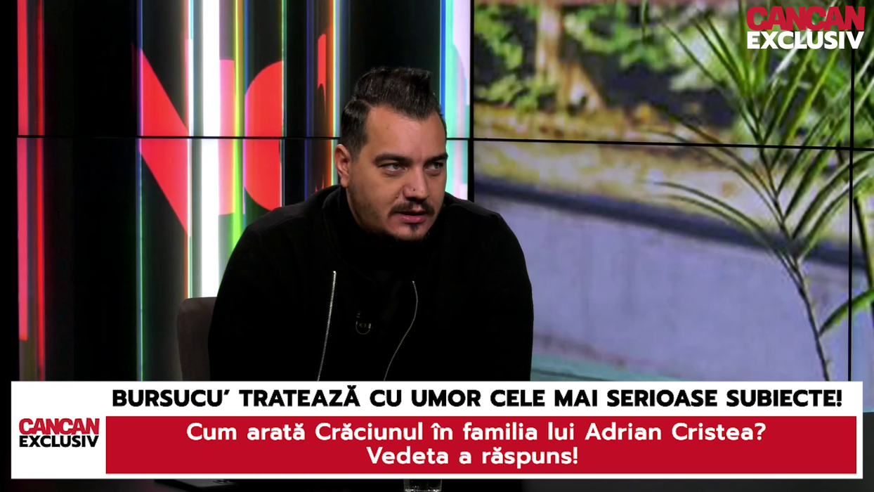 Moș Bursucu’ a scos cel mai tare banc de Crăciun! Te prăpădești de râs cu celebrul prezentator!