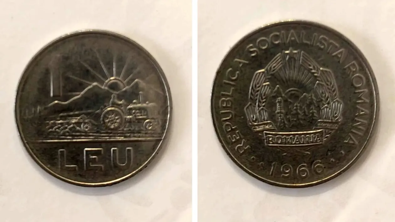 Mai ții minte moneda de 1 leu de pe vremea lui Nicolae Ceaușescu? Cu ce sumă de bani se vinde acum, în martie 2023