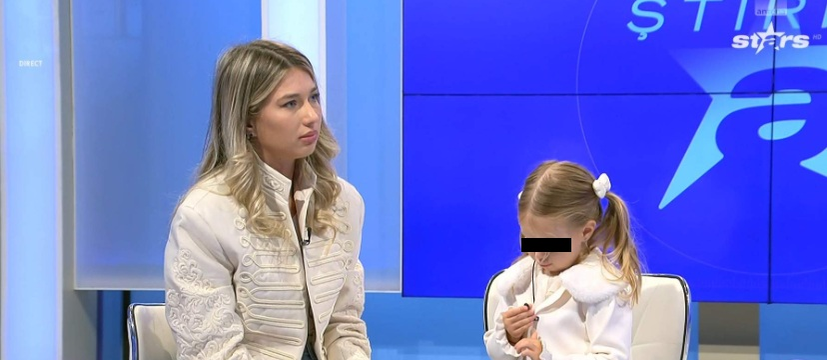 Nepoata lui Anghel Iordănescu și-a făcut debutul la TV! Micuța Teea, fiica Mariei Iordănescu, are 3 anișori