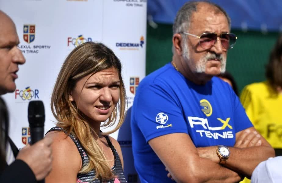 Ion Țiriac, alături de Simona Halep