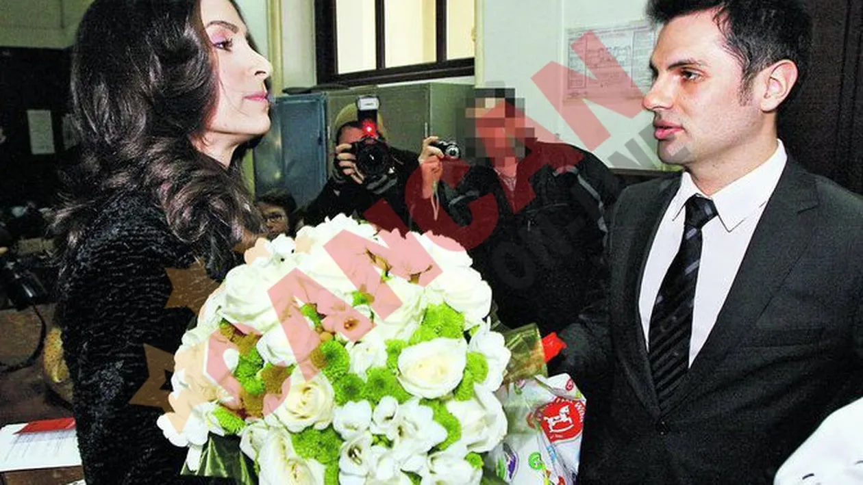 Oana Frigescu s-a strambat cand a vazut florile de la sotul ei