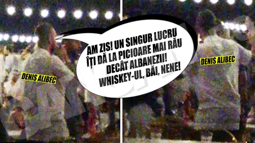 DENIS ALIBEC recidivează după scandalul de la ”EURO”. A sudat ţigările şi a stors paharele până la 4 dimineaţa!