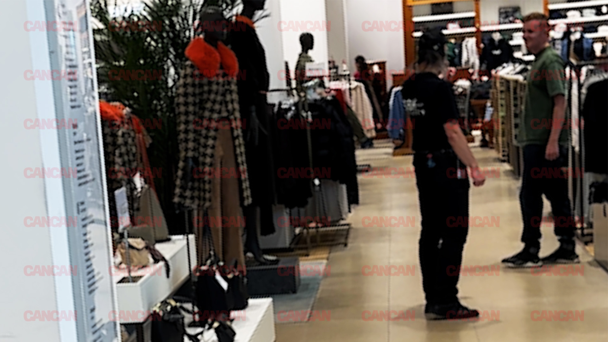 Ionuț Rusu e simpatic cu paznicul din mall