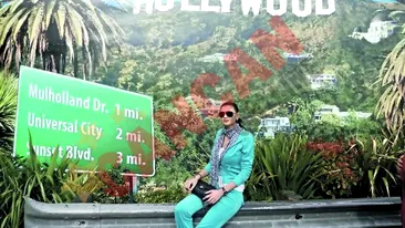 Ramona Gabor s-a distrat la Hollywood