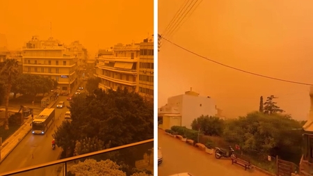 Meteorologii, în alertă: Un val uriaș de praf african a intrat în Europa. Când ajunge în România