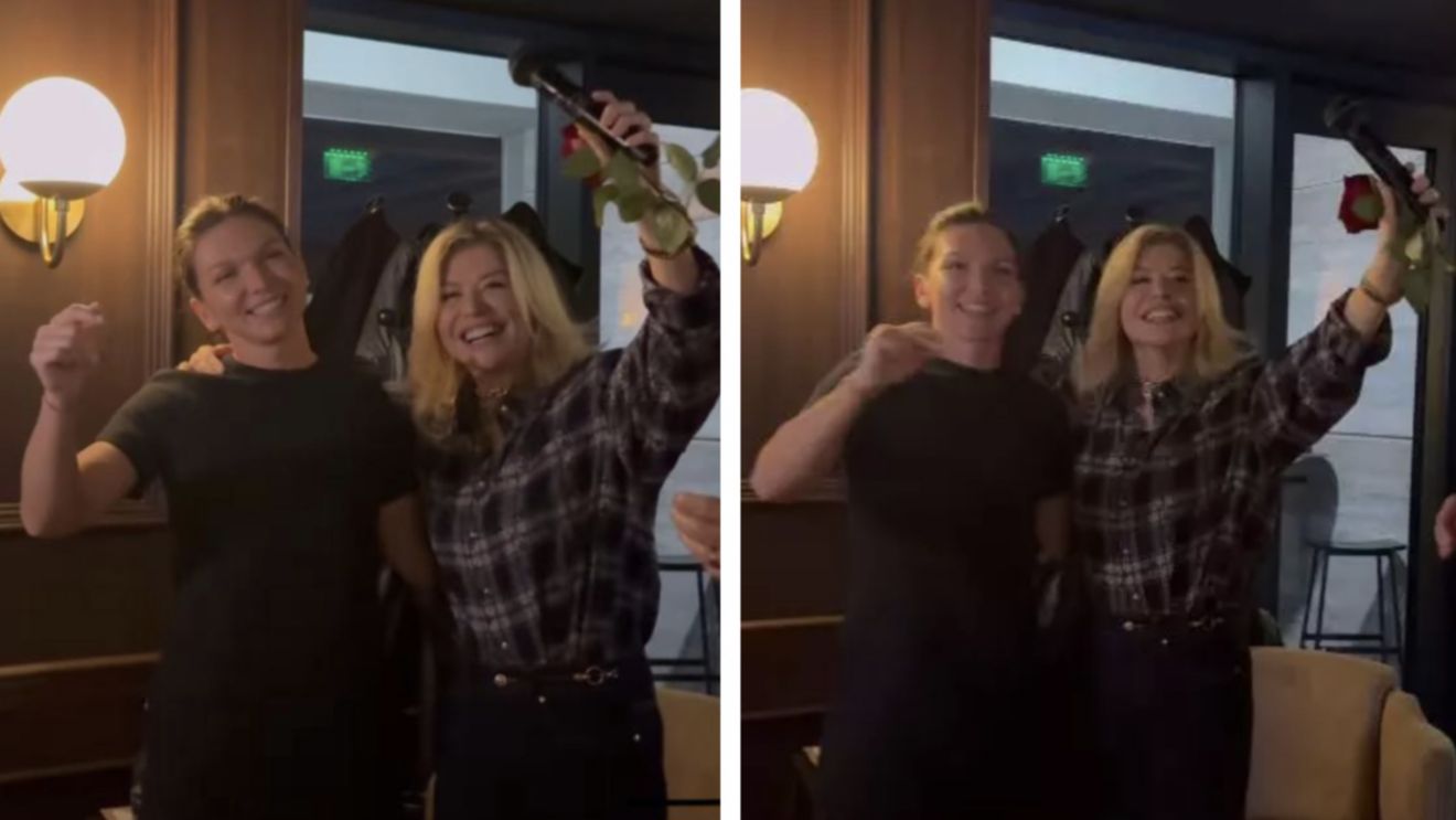 Imagini rare cu Simona Halep. A cântat cu foc, alături de Loredana