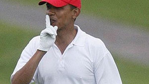 Barack Obama, la golf inainte de asasinarea lui Osama