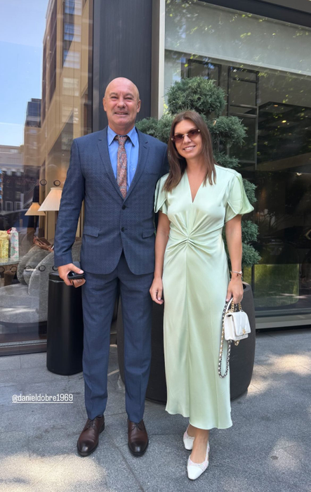 Simona Halep și Daniel Dobre, unul dintre antrenorii cu care românca a colaborat/ sursă foto: Instagram
