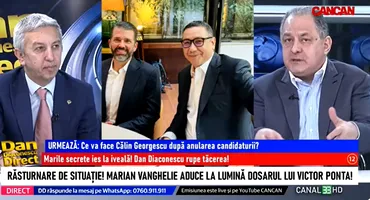 Marian Vanghelie îi declară război lui Victor Ponta: „O maimuță” | Dan Diaconescu Direct