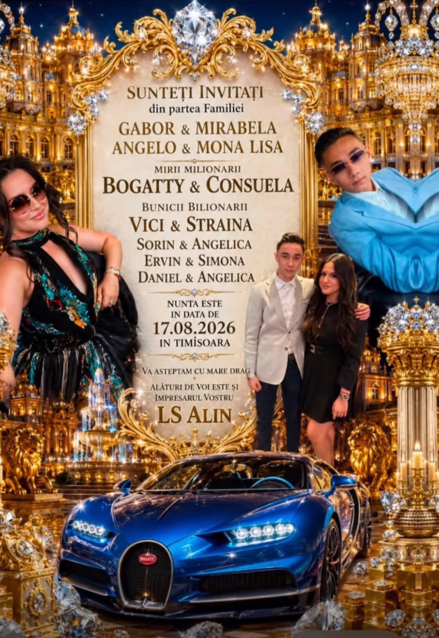 Invitația de nuntă a ieșit din tipare