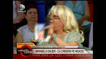 Mirabela Dauer a continuat scandalul cu Cezar: Faci de ras comunitatea gay! Eu am prieteni homosexuali! Tu nu ai nici fata de asa ceva!