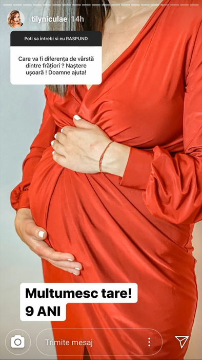 Însărcinată în 6 luni, Tily Niculae a pozat topless. Actrița a mărturisit ziua exactă în care va naște