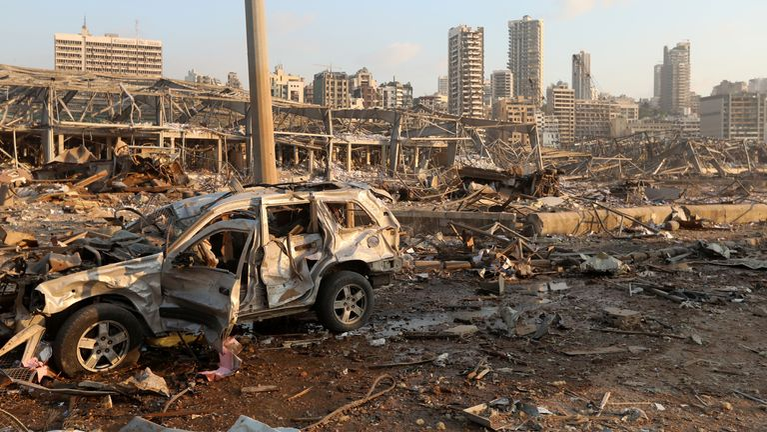 Sfârșitul lumii pe străzile din Beirut! Cum arată totul după explozia apocaliptică de marți seară. Bilanțul victimelor a ajuns la peste 4.000 de răniți și 100 de morți
