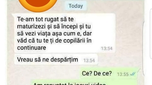 Bancul sfârșitului de săptămână | "Te-am rugat să te maturizezi"