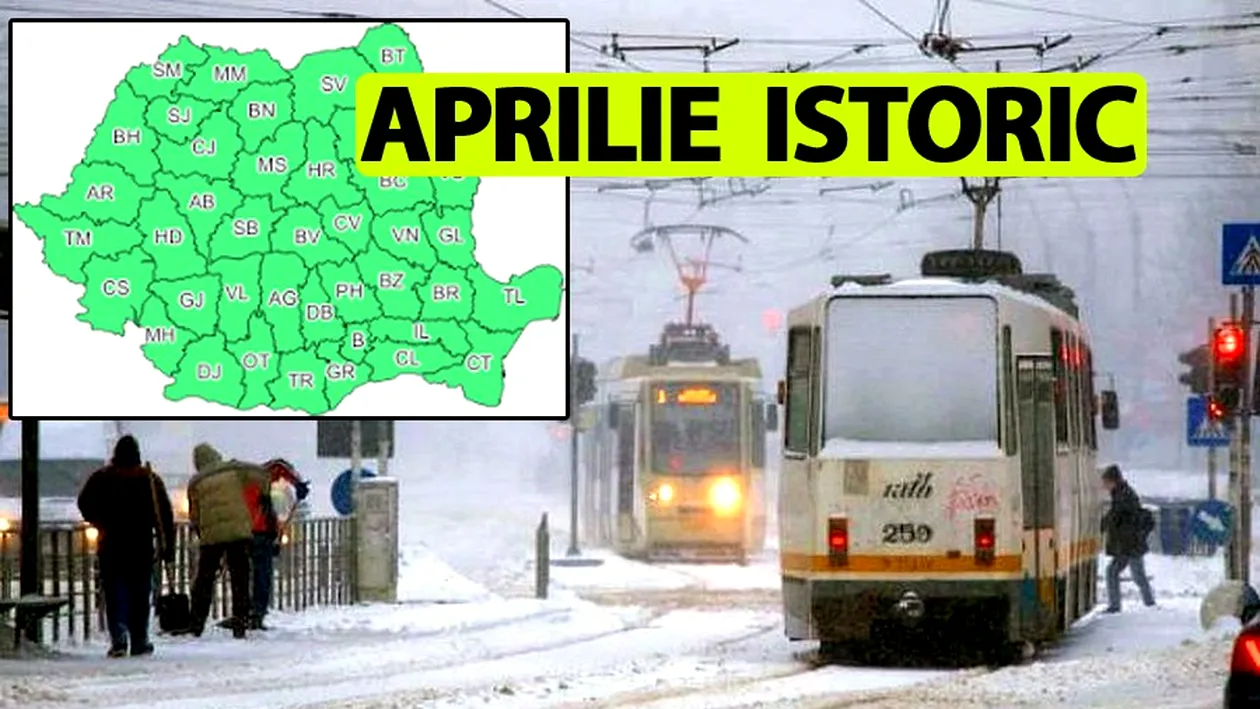 ANM, în alertă. Luna aprilie 2020 nu va mai fi la fel în România. Ce temperaturi și ce fenomene meteo vor fi în București și în celelalte orașe