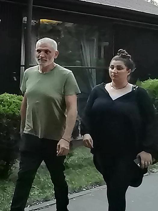 Damian Drăghici, alături de viitoarea soţie