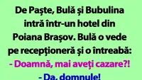 BANC | Bulă și Bubulina fac Paștele la Poiana Brașov