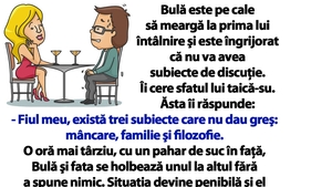 BANC | Bulă este pe cale să meargă la prima lui întâlnire şi e îngrijorat