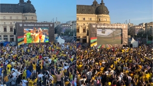 Ca la noi, la nimeni! Ce s-a vândut aseară în stradă, când românii au sărbătorit calificarea în optimile EURO la Universitate