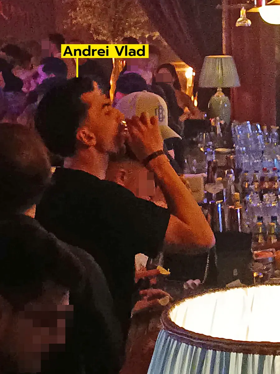 Andrei Vlad a "ras" mai multe shot-uri în club