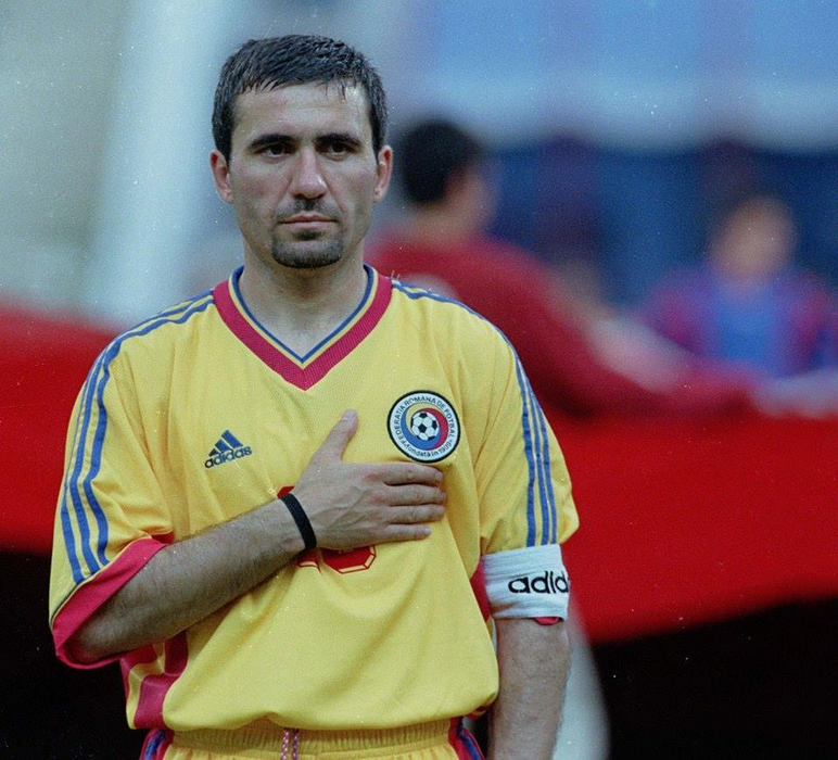 Hagi, la 10 august 1983, când a jucat în premieră pentru echipa naţională