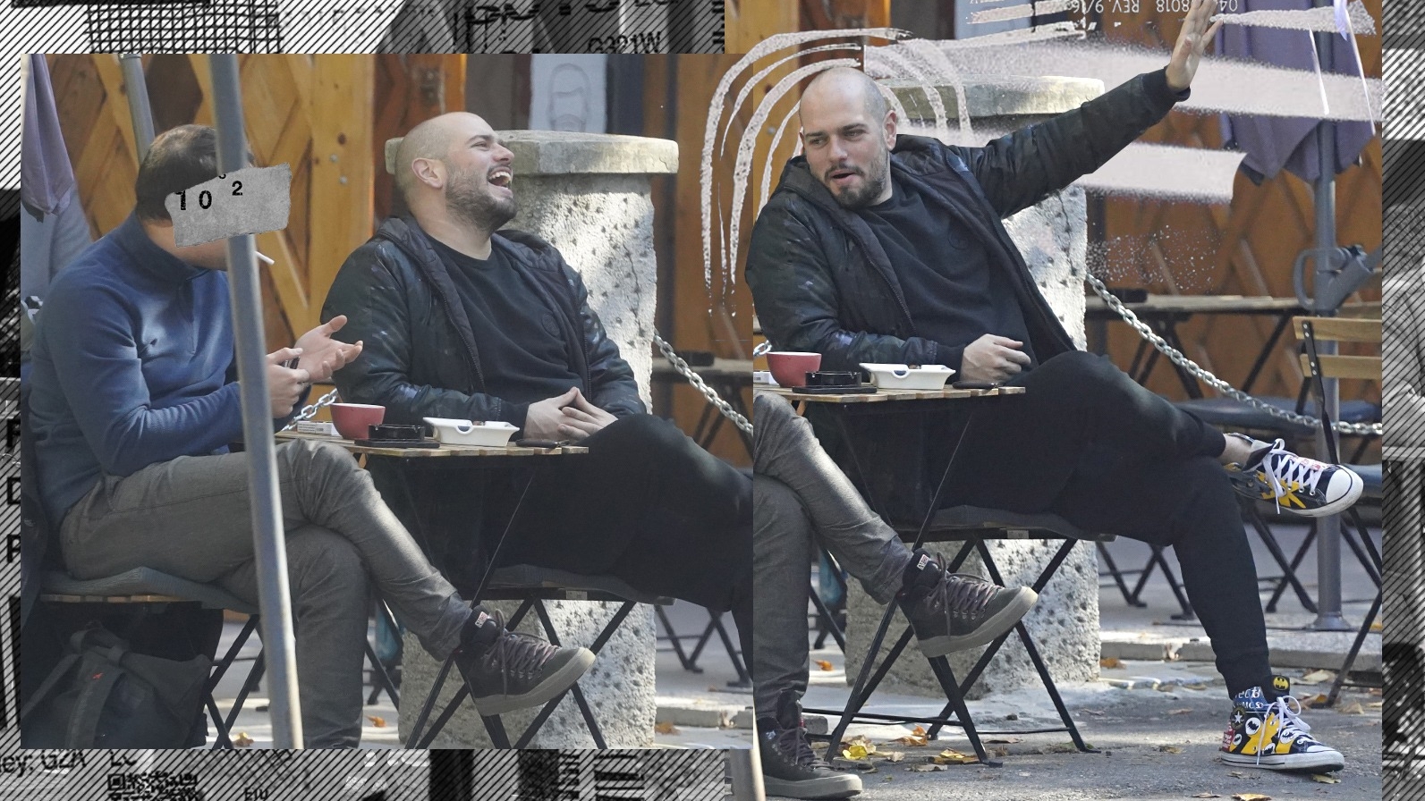 Cu cine l-am surprins pe Matei Dima, la o terasă din Capitală. Bro nu mai e singur și trist, ci într-o veselie! La cafea și-a găsit, în sfârșit, companie